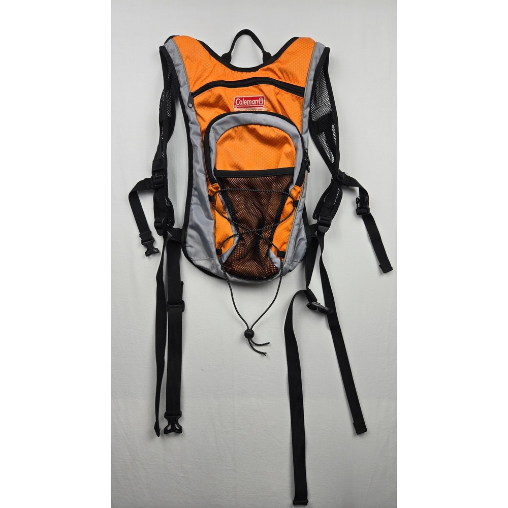 Coleman MAX 2L Hydration‎ Pack Orange Grey Backpack No Bladder